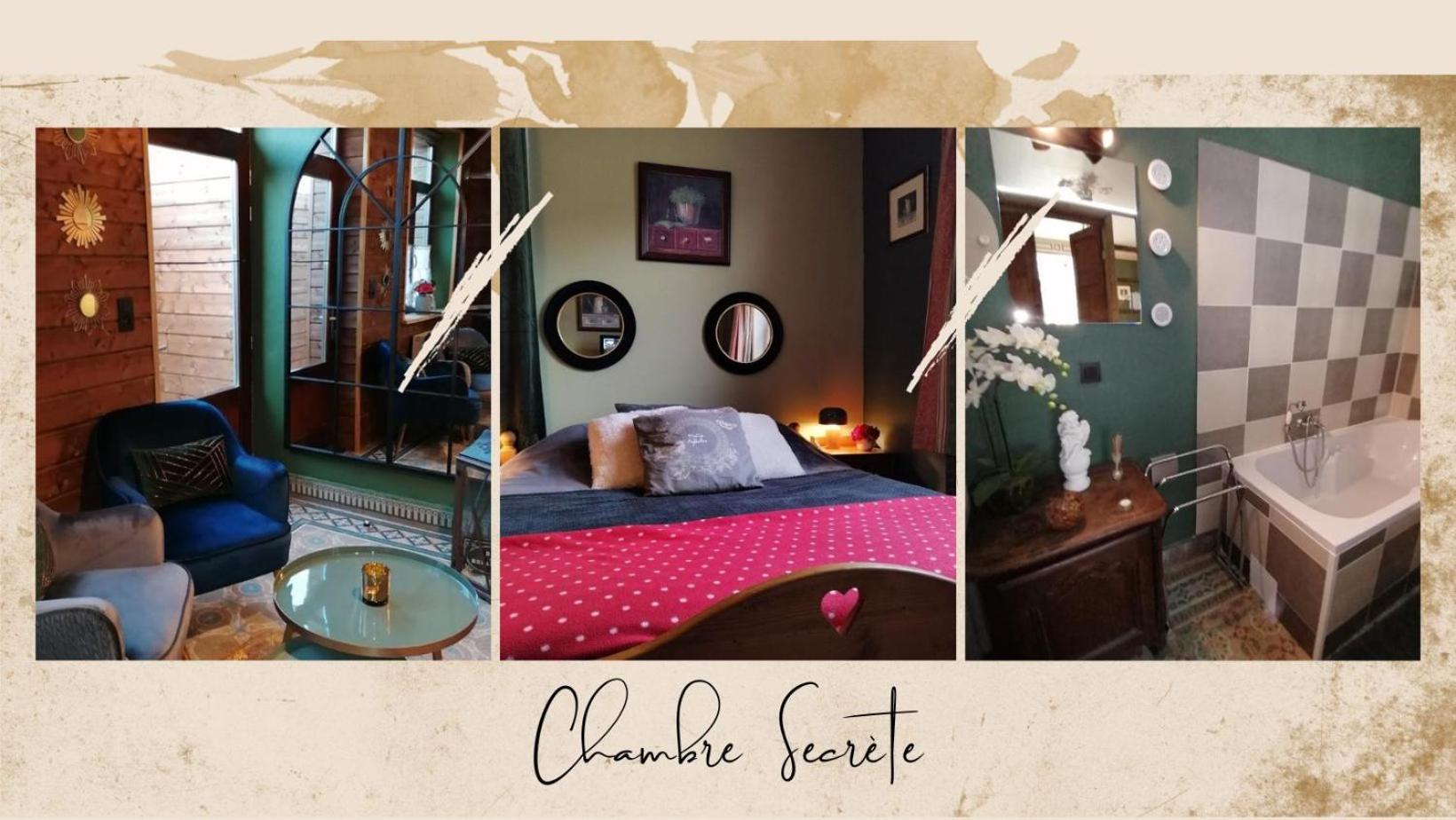 Maison d'hôte Les Notes Endormie Chambre Secrète Berzee Exterior foto